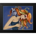 thumbnail image 2 of Goddess, Jami 14x12 Black Modern Framed Museum Art Print Titled - Owl I, 2 of 5