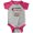Baseball Heather and Hot Pink, variant on Inktastic My Mommy Graduated and I'm Super Proud Boys or Girls Baby Bodysuit