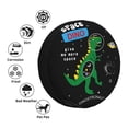 thumbnail image 4 of Logiee Space Dino Cartoon Black Print Spare Tire Cover, Universal Wheel Protectors,Waterproof Dust-Proof UV Sun Wheel Tire Cover,Fit for SUV, RV, Travel Trailer, Truck-15 inch, 4 of 6