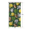 thumbnail image 5 of Green Football Helmets and Balls Pattern Shower Curtain 36"x72" ,Bathroom Decorative Shower Curtains Set with 12 Hooks,Modern Waterproof Washable Shower Curtain, 5 of 6
