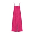 thumbnail image 7 of QATAINLAV Jumpsuits for Women Loose Fit Off Shoulder Overalls Solid Casual Beam Foot Rompers One Piece Jumper Pants with Pockets 2024 Fall Outfits Black L, 7 of 7