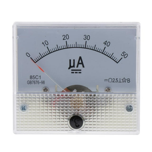 koolsoo Accurate 85C1-uA Panel DC Ampere Tester Current Measuring Tools 0-50uA