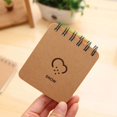 thumbnail image 5 of Weather Series Sofe Cover Portable 9.5x8.5cm Spiral Journey Notebook Wirebound Memo Notepad Workhe, 5 of 5