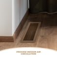thumbnail image 4 of MOVTOTOP Brown Iron Floor Vent Grille for HVAC Systems Easy to Install MultiUse Replacement Fits All, 4 of 7