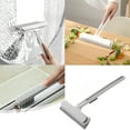 thumbnail image 1 of Plastic Window Scraper Flexible Shower Scraper for Glass Doors and Mirrors Detachable Multi-Functional Window Gap Brush for Tile Walls Portable Cleaning Tool(White,1Pcs) Rkxzt, 1 of 8