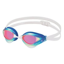 VIEW Swimming Gear V-230ASA Blade Orca SWIPE Anti-Fog Racing Swim Goggles with Mirrored Lens, Grand Blue/Shadow