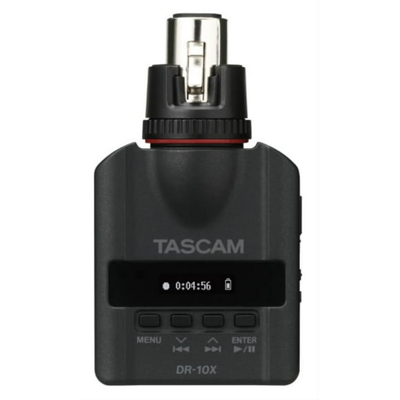 Grabadora de Voz Portátil TASCAM DR-10X para Micrófono Dinámico Negro