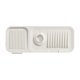 thumbnail image 1 of Foldable Silicone Sink Splash Guard Non-Slip Countertop Protector L-Beige, 1 of 1