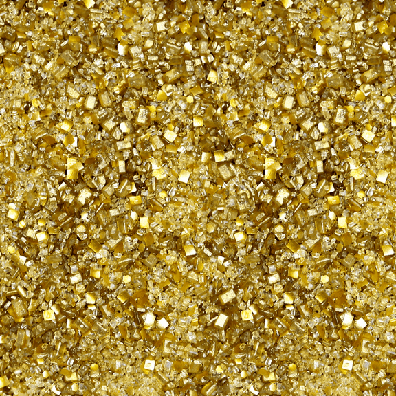 Bakery Bling Metallic Gold Glittery Sugar™, 100% Edible, Non-Toxic, 3 OZ Shaker