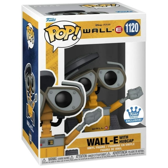 Collectible Funko POP! Disney: Wall-E - Wall-E with Hubcap (Funko)(Damaged Box) #1120