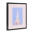 thumbnail image 3 of Stupell Industries Paris Pastel Eiffel Tower Black Framed Floater Canvas Wall Art design by Pooja Dave, 21 x 17, 3 of 9