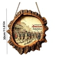 thumbnail image 3 of Tong Independence Day Wooden Hanging Sign Patriotic Home For 4th Of July Celebrations, 3 of 6
