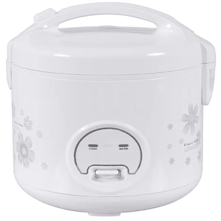 Automatic Rice Cooker & Food Steamer 10 Cup, White