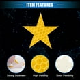 thumbnail image 4 of 10 Pcs Reflective Stickers, 1.97"x1.89" Star Shape Safety Tape Reflector Universal for Cars Trucks Trailers Waterproof PET Yellow, 4 of 7