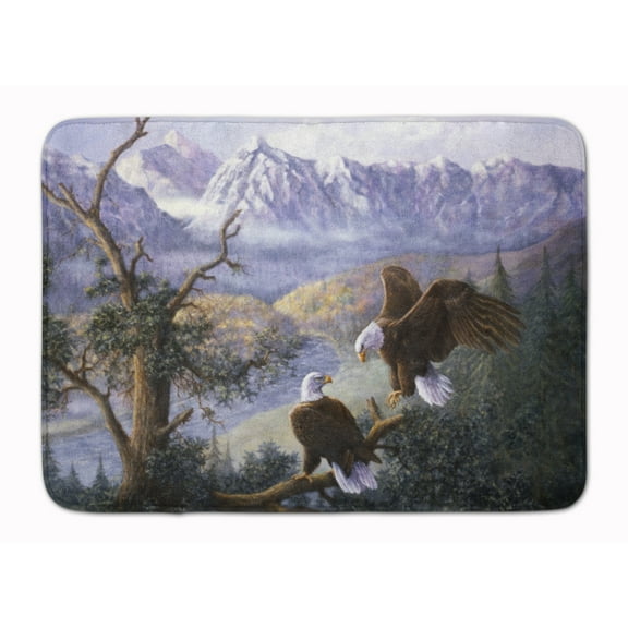 Eagles by Daphne Baxter Machine Washable Memory Foam Mat