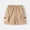 Khaki, variant on Liyamei Boys Cargo Shorts with Elastic Waist for Summer Outdoor Play Size 0-7,Dark Gray