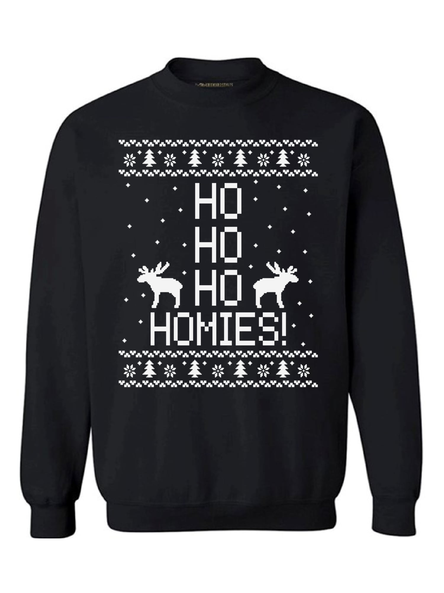 Women/'s Christmas Gingerbread Man Reindeer Ladies Long Sleeve Festive Jumper