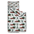 thumbnail image 2 of Red Christmas Truck and Tree Pattern Toddler Nap Mats for Kids Preschool,50"x20" Sleeping Mat Bag or Kids,Toddler Sleeping Bag,Toddler Nap Mat or Daycare, 2 of 6