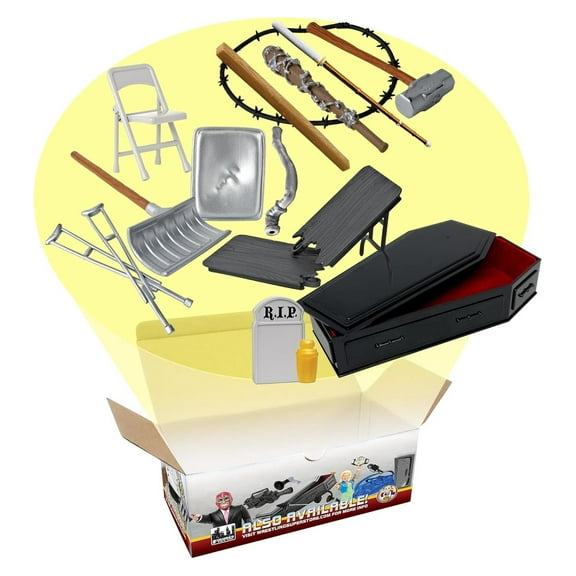 Hardcore Coffin 15 Piece Accessory Set for Wrestling Action Figures