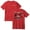 Red, variant on Sam Barber Adventure Cotton T-shirt Women Men Short Sleeve Crewneck Fashion Tee