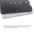 thumbnail image 2 of M.2 NGFF SSD to SATA3 External Hard Drive Box 6Gbps Hard Disk Adapter Board M.2 NGFF to SATA3.0 Adapter Card for PC B,1 * NGFF To SATA3.0 Adapter,White, 2 of 6