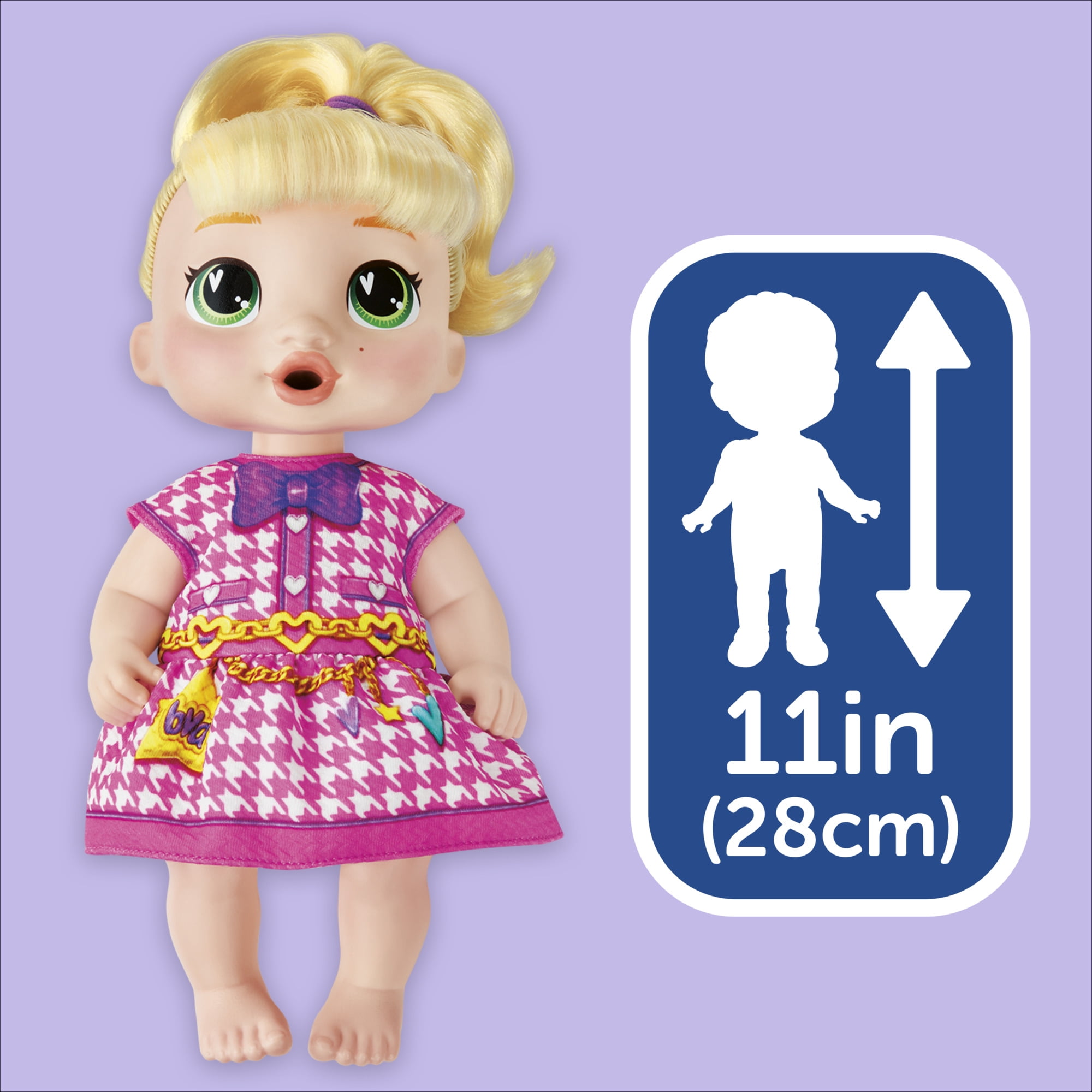 Baby Alive Bubbly Tea Party LaLa GooGoo, Blonde Hair Baby Doll for Girls & Boys Ages 3 and up
