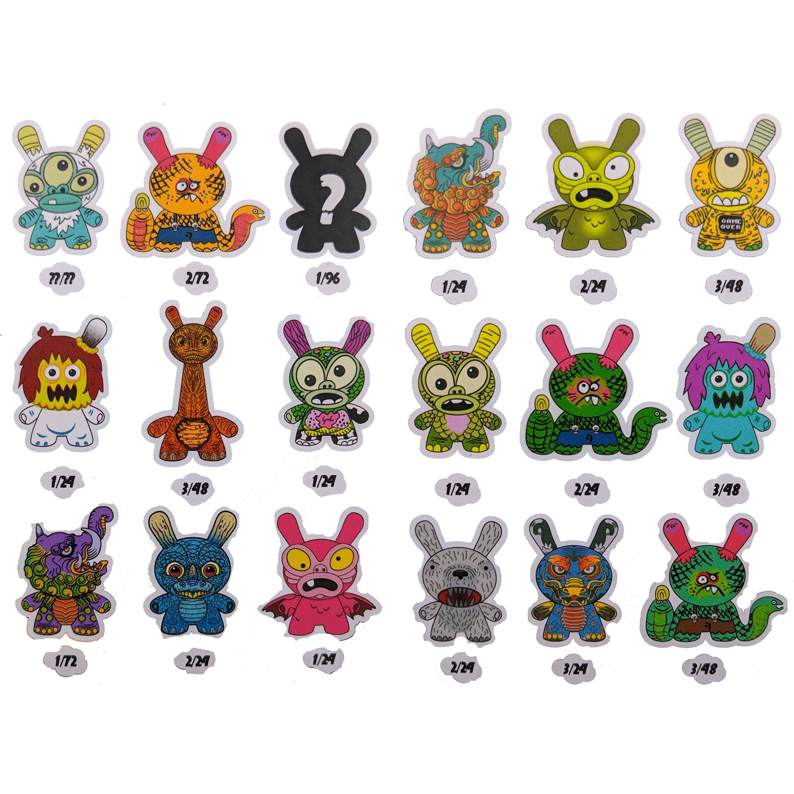 Kidrobot Clutter Kaiju Dunny Blind Box Mini Figure (1 Figure