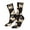 2 Black-2, variant on French Bulldog Pattern Sport Socks for Women and Men Crew Socks Sporty Calf Socks Casual Socks