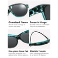 thumbnail image 6 of TINHAO Wrap Around over Sunglasses Wear over Glasses Cat-eye Polarized Fit Over Glasses Sunglasses, 6 of 8