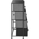 thumbnail image 4 of Mueble buró Organizador Houzer Comoda 4 Cajones Tela Moderno negro, 4 of 6