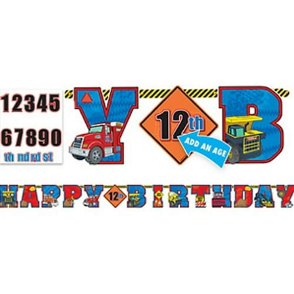 Tonka Jumbo Letter Banner Kit (1ct)