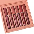 thumbnail image 3 of EIMELI Ensemble de Rouges à Lèvres Liquides 6 Ensembles de Gloss Imperméables Rouge à Lèvres Non Collant Longue Durée Mat avec Boîte Cadeau, 3 of 6