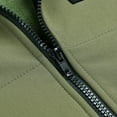 thumbnail image 4 of Windbreakers for Men Fashion Casual Windproof Warm Jacket Long Sleeve Hooded Casual Outwear Green L Windbreaker Jacket Men's, 4 of 8