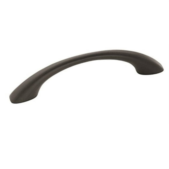 Allison Value 3-3/4 in (96 mm) Center-to-Center Flat Black Cabinet Pull