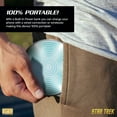 thumbnail image 4 of Star Trek Illuminating Wireless Charger with Built-in Backup Battery Pack for Wired and Wireless Charging. Portable Phone Charger with Transporter Pad Light-Up Logo – Star Trek Gifts for Fans, 4 of 5