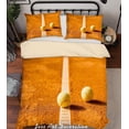 thumbnail image 1 of 3D Two Tennis Lines Quilt Cover Set Bedding Set Duvet Cover Pillowcases A060, 1 of 3