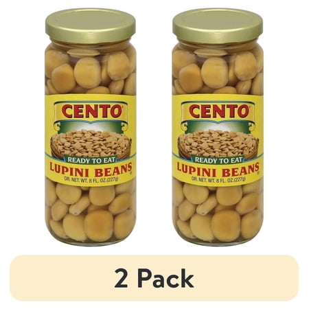 (2 pack) Cento Ready To Eat Lupini Beans, 8 Oz