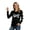Black, variant on Tops for Women Long Sleeve Fashion Comfort Lightweight Crew Neck Petite Clothing for Women,Black,XL
