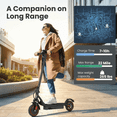 thumbnail image 4 of Naipo Electric Scooter for Adults, 350W Motor, 16 MPH, 24 Mile Range, 8.5 Inch Solid Tires, Foldable, 4 of 10