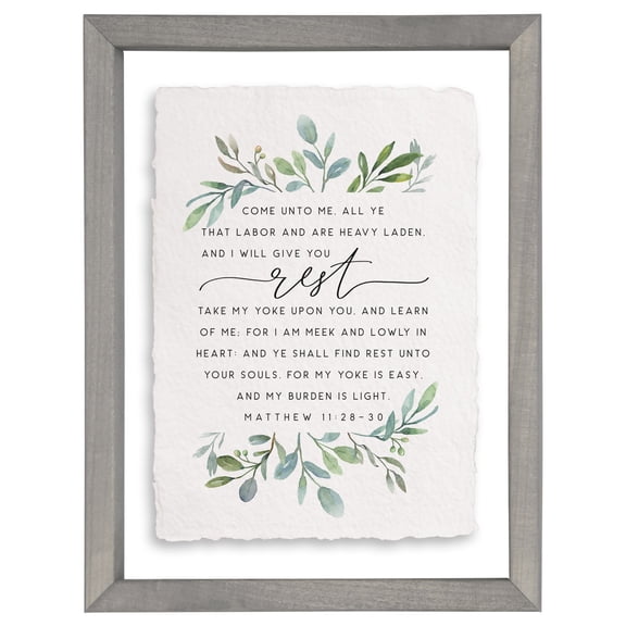 Sincere Surroundings 359481 Floating Art Rectangle - Come To Me - 11 x 14 in.