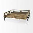 thumbnail image 4 of Rustic Natural Brown Shadowbox Coffee Table, 4 of 5