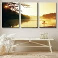 thumbnail image 2 of PixonSign Canvas Print Wall Art Set Sundown Over African Wetland Nature Wilderness Photography Realism Contemporary Landscape Colorful Multicolor Ultra for Living Room, Bedroom, Office - 24"x36"x3, 2 of 5