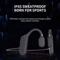 thumbnail image 3 of Inadays Premium Bone Conduction Headphones Open Ear Wireless Bluetooth Earphone Waterproof Sports Headsets with Mic Earphones for iPhone Android, Black, 3 of 7