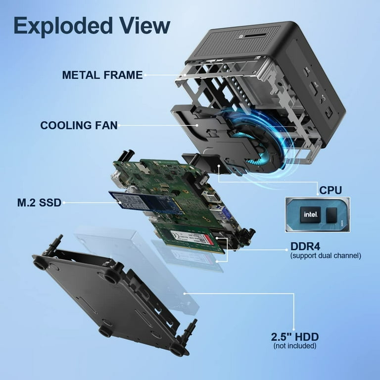 ミニPC Intel NUC8BEK i5-8259U 16GB 512GB SSD Amazon.com