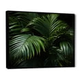 thumbnail image 2 of Designart "Embracing Palm Leaves In The Emerald Jungle" Palms & Palm Trees Floater Framed Wall Art Prints, 2 of 5
