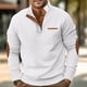 thumbnail image 2 of Spring And Autumn Men's Standing Collar Sweatshirt Is Outdoor Casual Sweaters Tops XL, 2 of 9