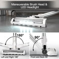 thumbnail image 4 of Cordless Stick Vacuum Cleaner Lightweight Upright for Carpet Hard Floor Pet Hair W200-W, 4 of 9