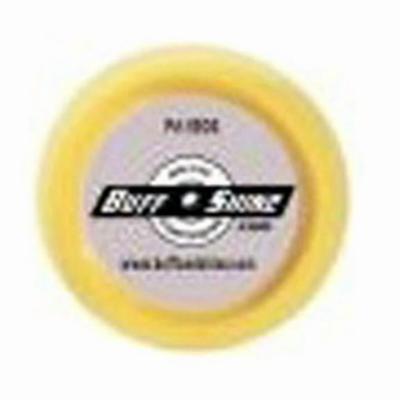 Buff 'N Shine 330G 3 In X 1.25 In Yellow Foam Grip Pad Inpolishing Pa