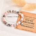 thumbnail image 4 of Top-keivon Cross Beaded Bracelets for Women, Inspirational Natural Heart Religious Bracelets for Women, Birthday Christian Gifts for Women on Thanksgiving Christmas Gifts, 4 of 87