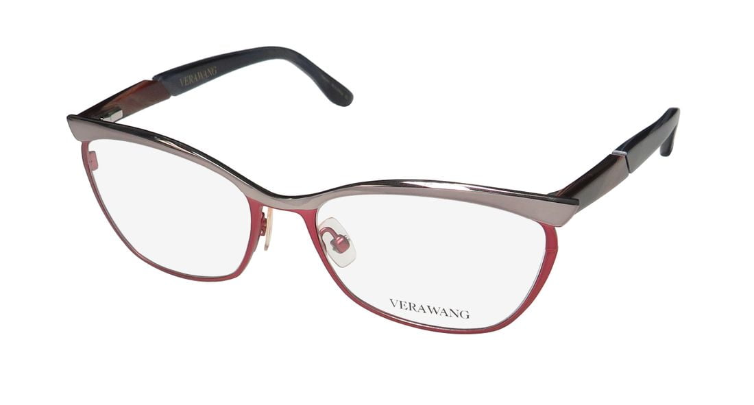 New Vera Wang V391 Womens/Ladies Cat Eye FullRim Crimson Frame Demo